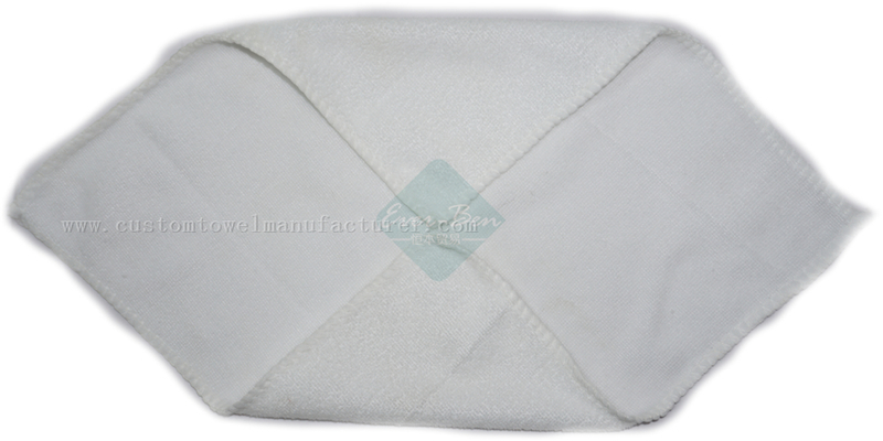 China Bulk Custom White microfiber towels wholesale Home Cleaning Towels Supplier